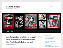 Tablet Screenshot of feminainvicta.com